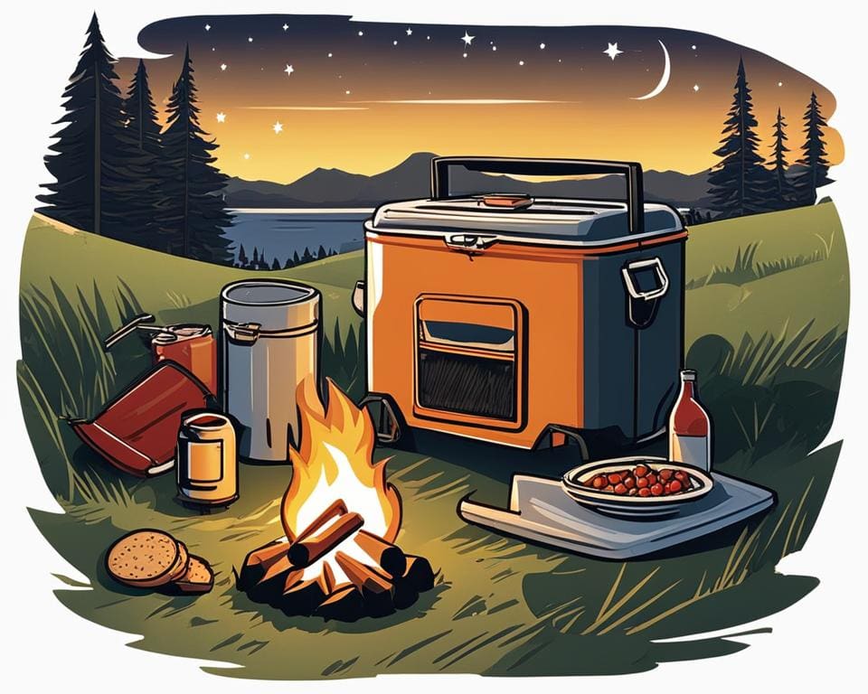 eten op de camping