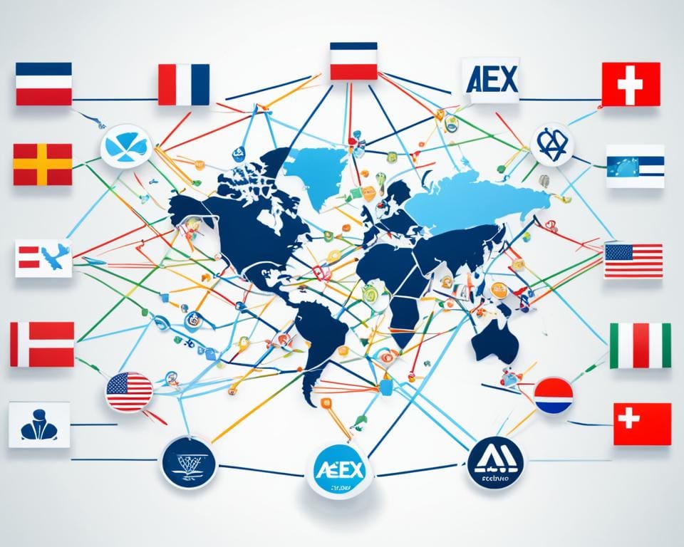 buitenlandse bedrijven invloed op AEX index