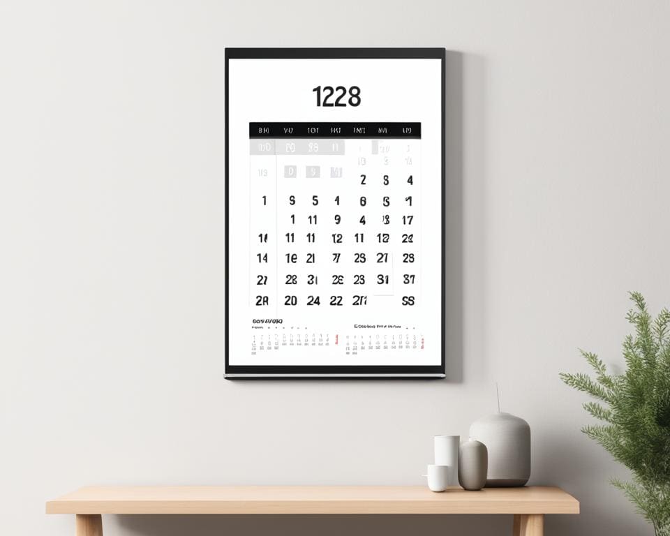 digitale wandkalender