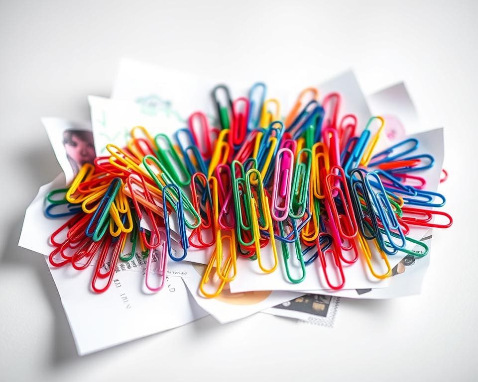 Creatief gebruik van paperclips