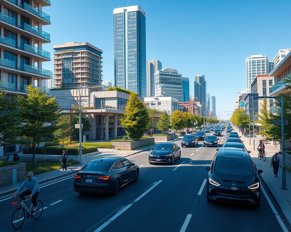 De toekomst van elektrische voertuigen in stedelijke mobiliteit