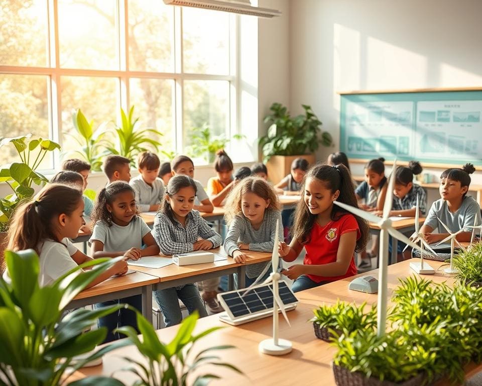 Educatie in duurzame ontwikkeling en groene technologieën