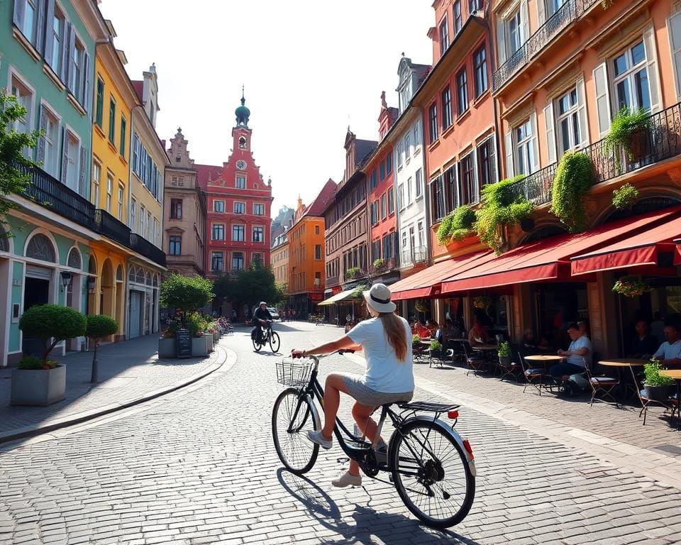 Geniet van een fietstocht langs historische stadspleinen