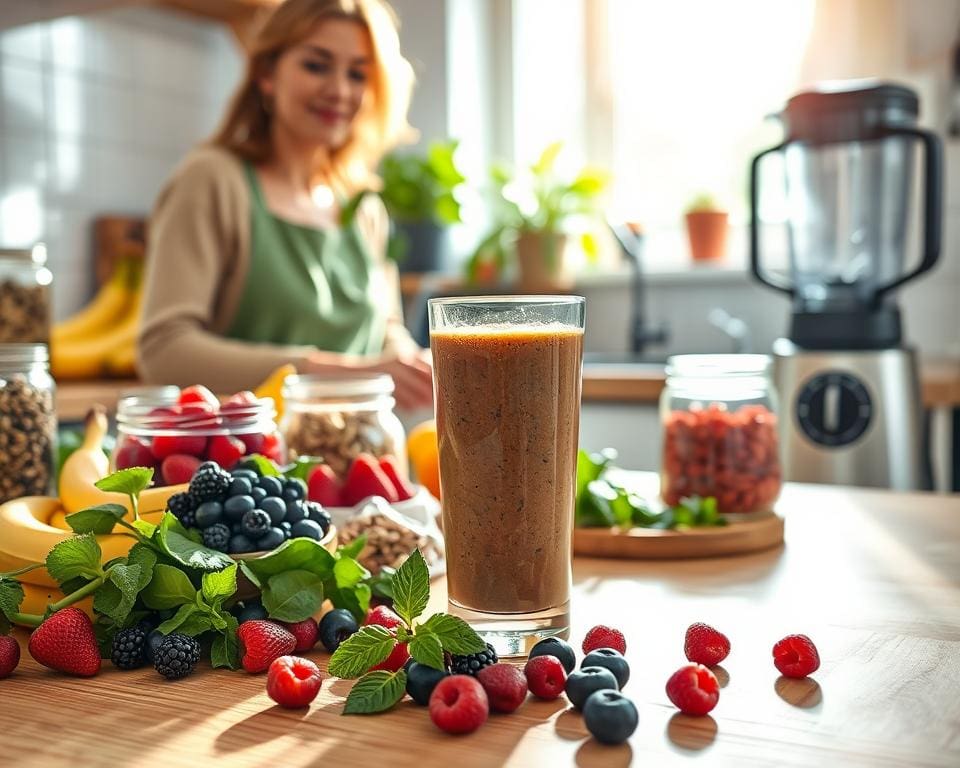 Hoe maak je een snelle en voedzame smoothie voor het ontbijt?