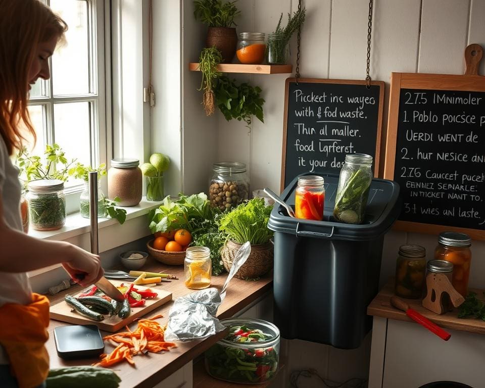 Hoe voorkom je verspilling van voedselresten in de keuken?