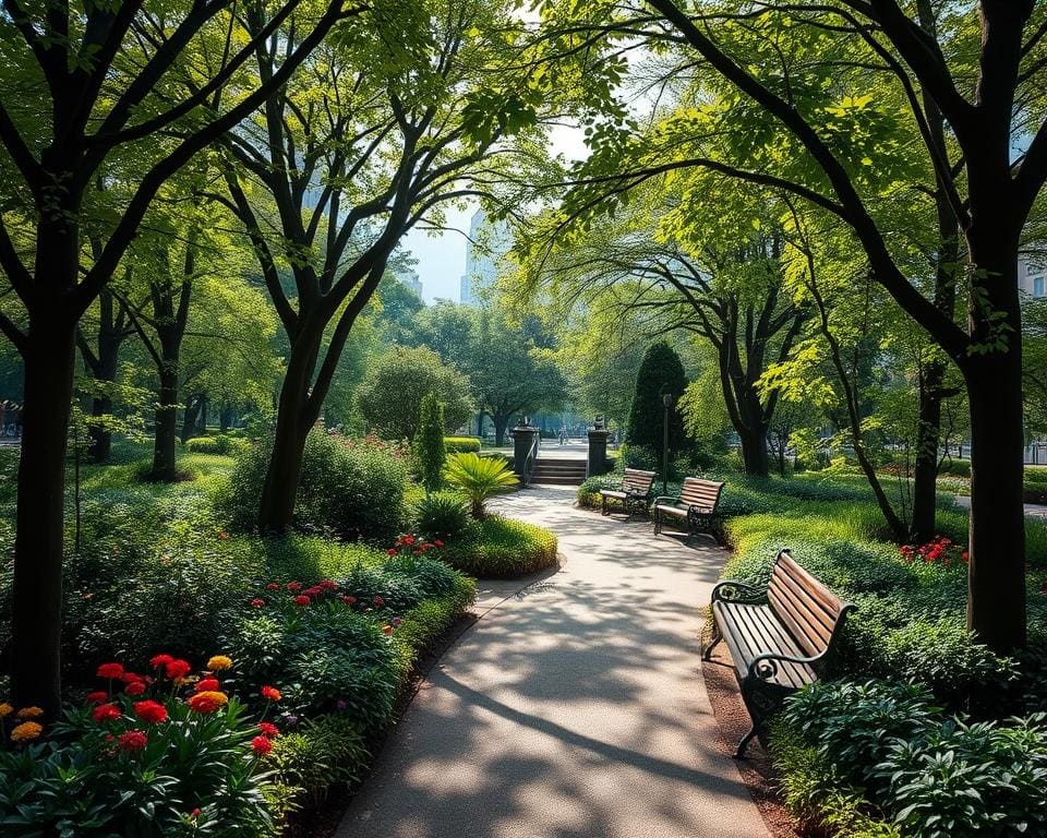 Probeer een wandelroute langs onontdekte stadsparken