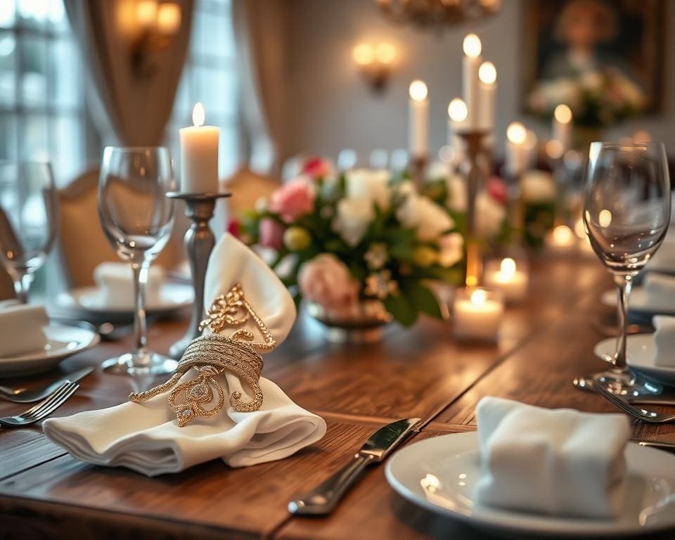 Servetringen: Elegante details voor je eettafel