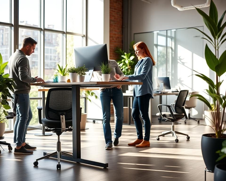 Wat zijn de voordelen van een standing desk op de werkplek?