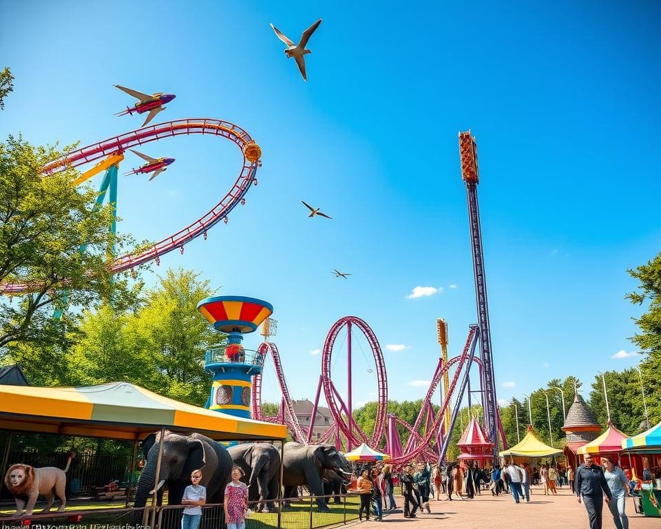 Bellewaerde Park Ieper: Spannende attracties en wilde dieren