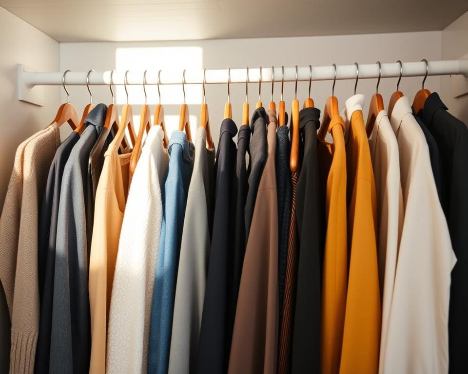 Efficiënt kleding ophangen