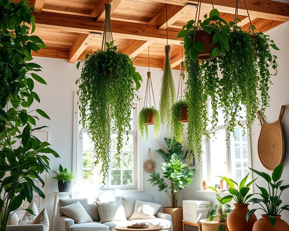 Hangplanten verzorgen