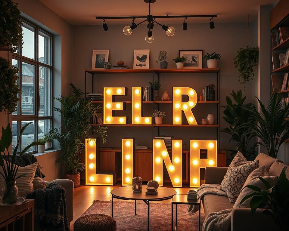 Lichtletters voor een persoonlijke touch in je interieur