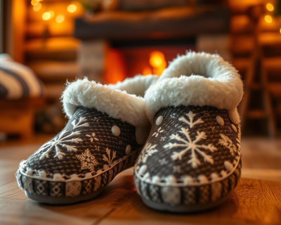 Warme pantoffels voor comfort tijdens de winter