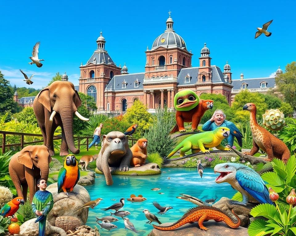 diversiteit aan soorten in Artis