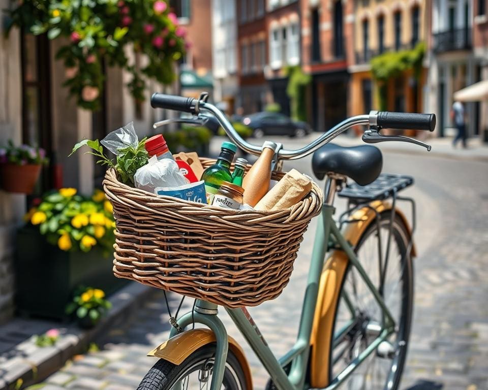 Fietsmand: Praktisch voor boodschappen en spullen