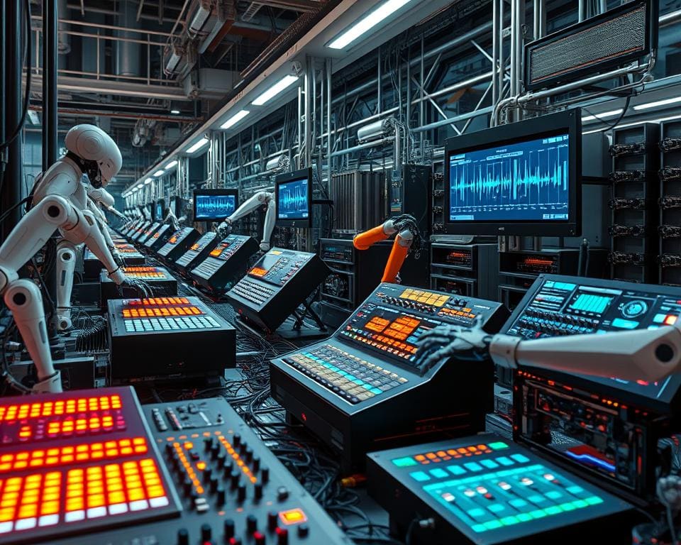 Hoe verandert AI de productie van muziekapparatuur?