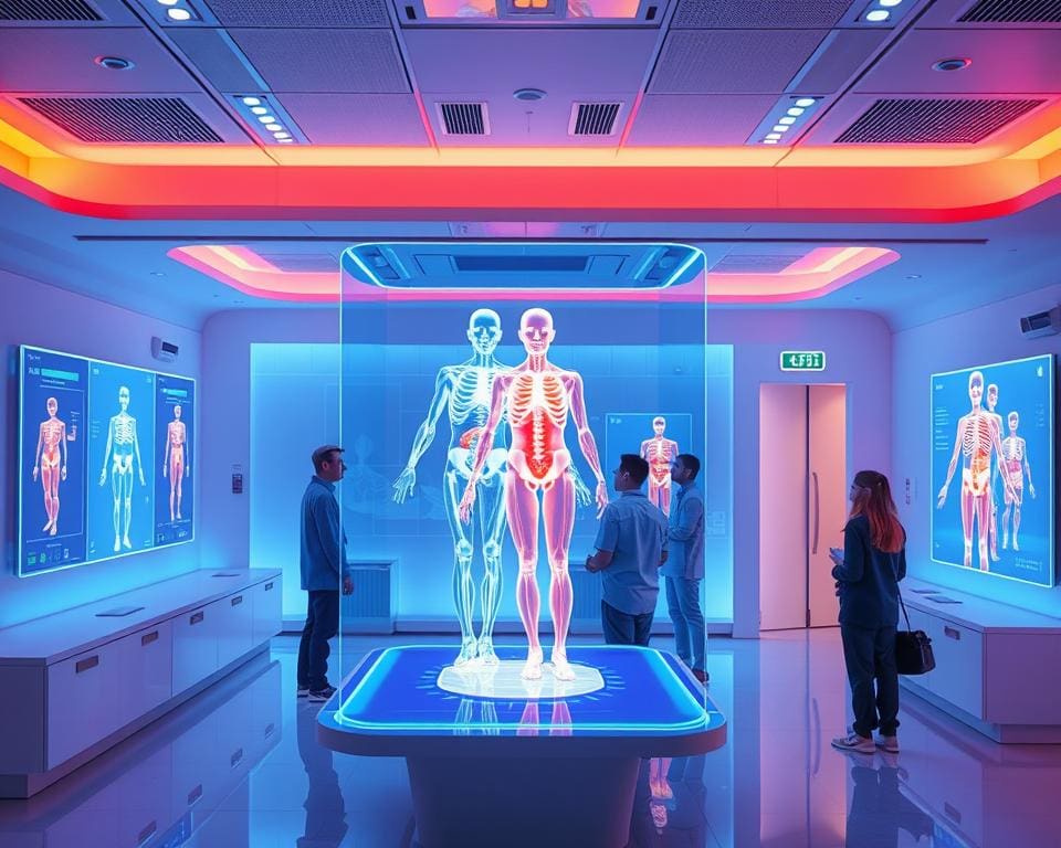 Hoe werken holografische displays in medische opleidingen?