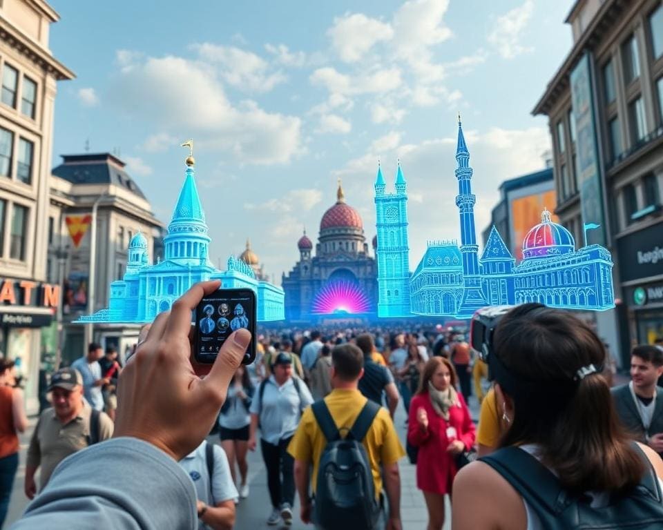 Wat maakt augmented reality handig voor toeristische gidsen?