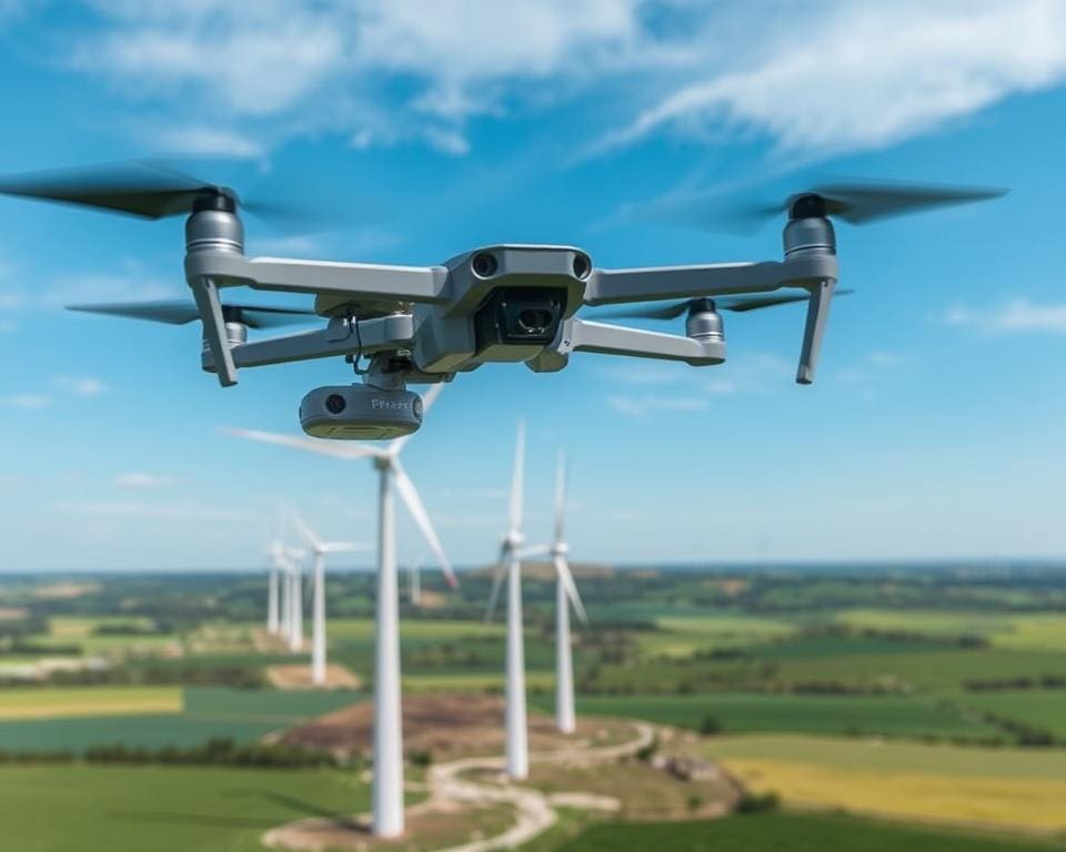 Wat maakt drones handig in de inspectie van windparken?