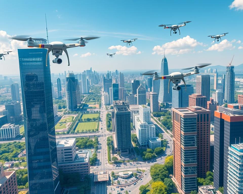 Wat zijn de voordelen van drones in stedelijke infrastructuur?