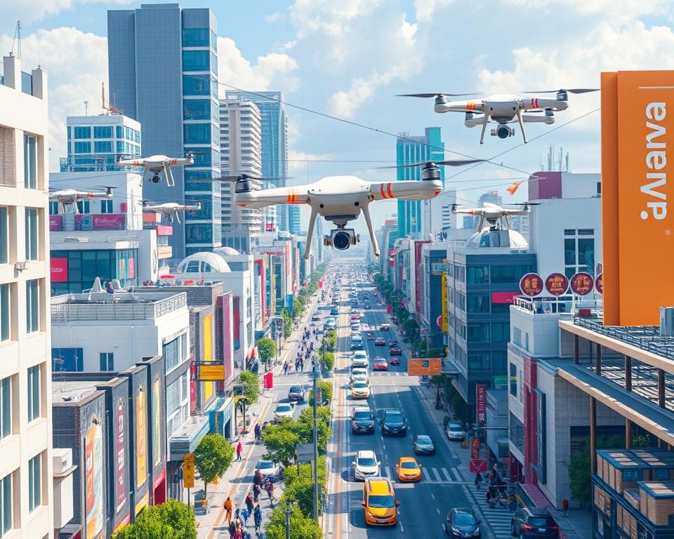 logistiek optimaliseren met drones