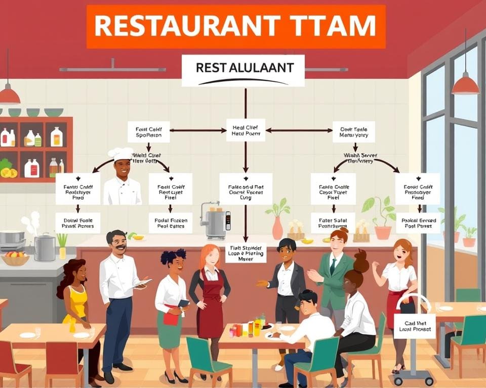 teamstructuur horeca