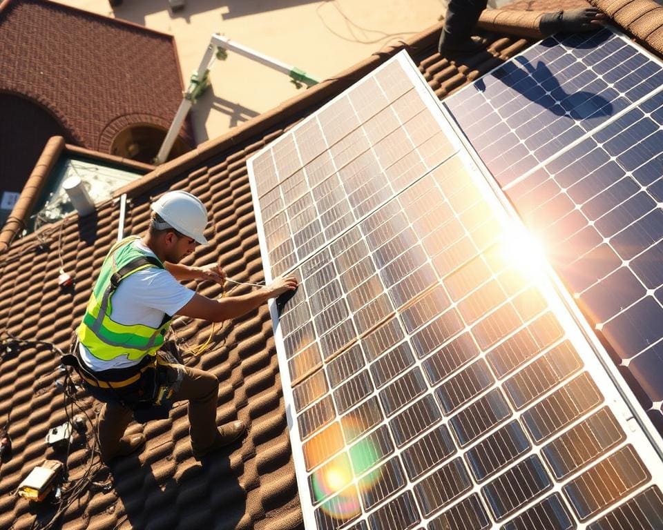 zonnepanelenmonteur installatie zonnepanelen complexe daken