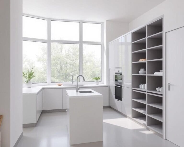 Hoe bespaar je ruimte in een kleine keuken?