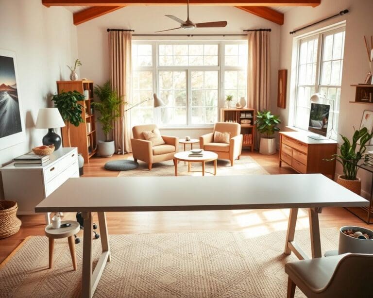 Is een open werkplek in huis wel zo handig?
