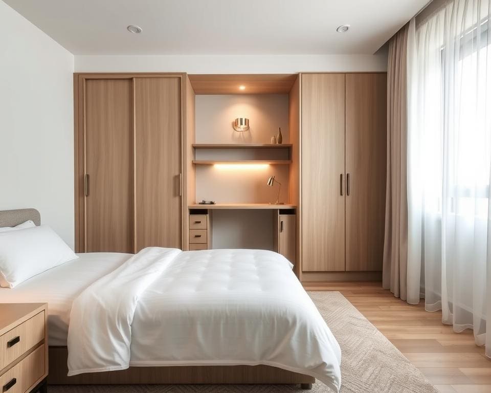 Ruimtebesparende ideeën slaapkamer