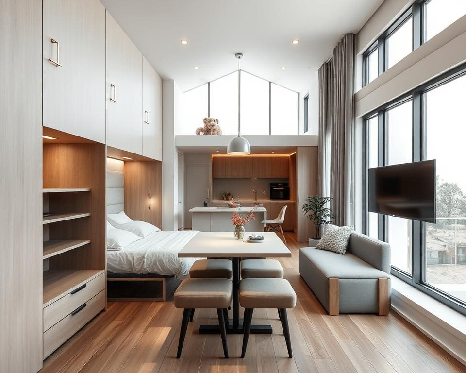 Ruimtebesparende oplossingen voor kleine woningen
