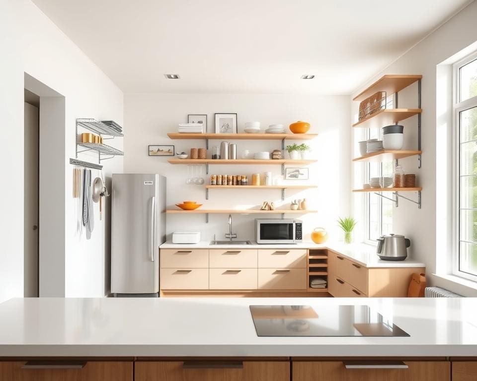 efficiënt gebruik van ruimte in de keuken