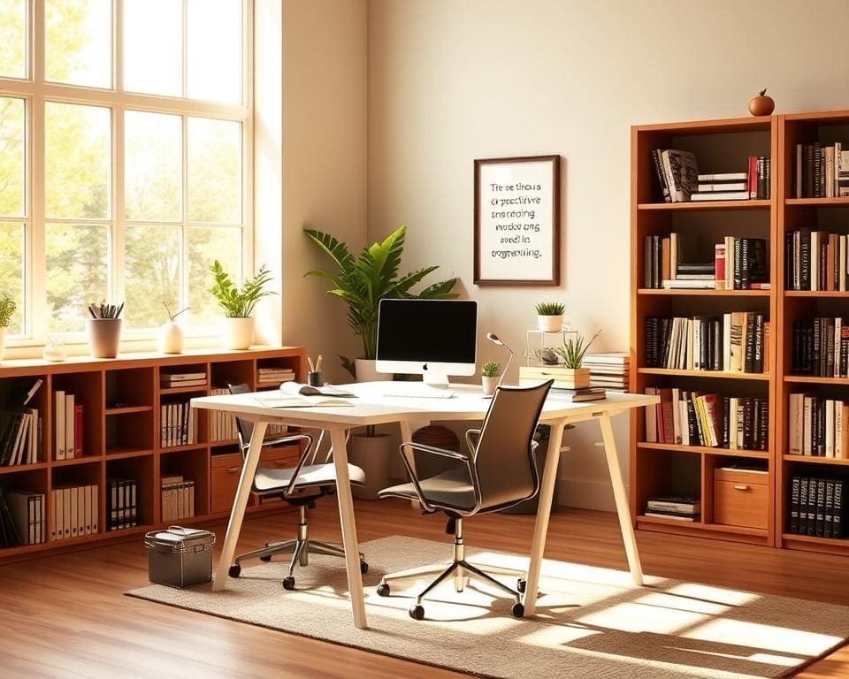 efficiënte werkkamer inrichten