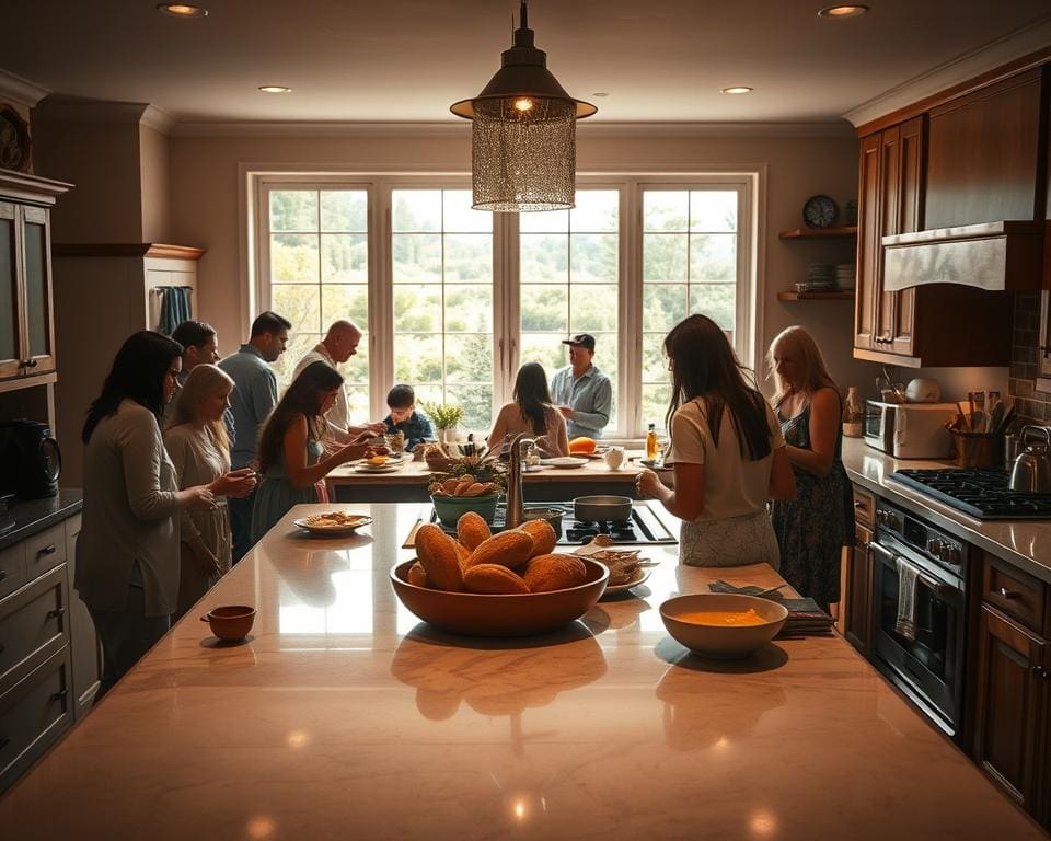 gezelligheid in de keuken