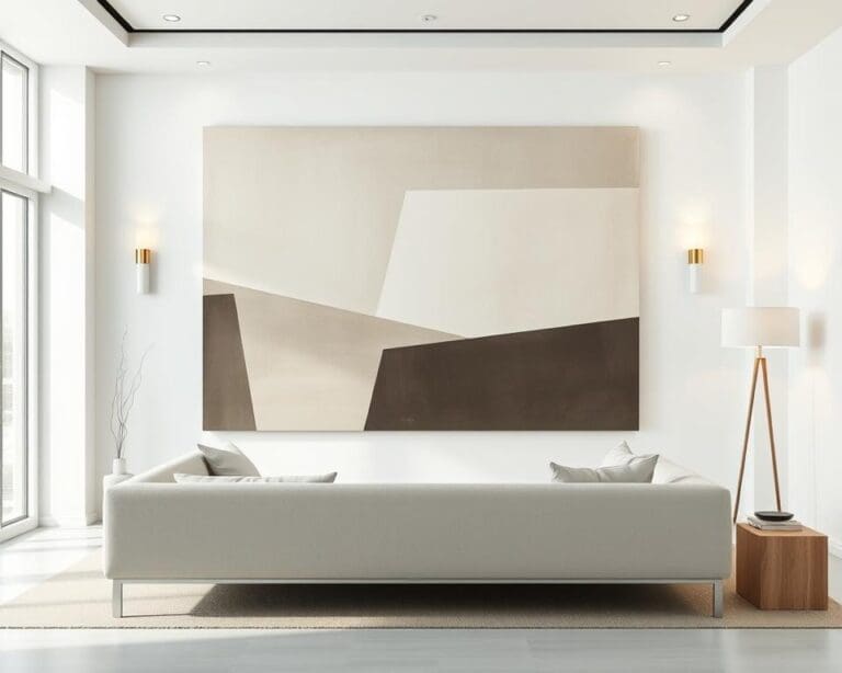 Hoe combineer je kunst en minimalisme in huis?