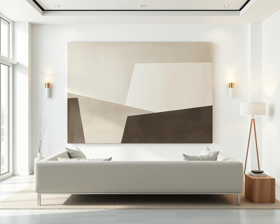 Hoe combineer je kunst en minimalisme in huis?