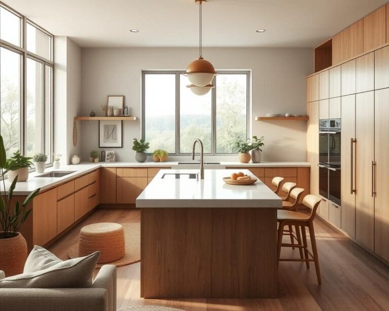 Hoe geef je een moderne keuken een zachte toets?