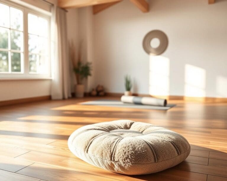 Hoe maak je een ruimte geschikt voor yoga en rust?