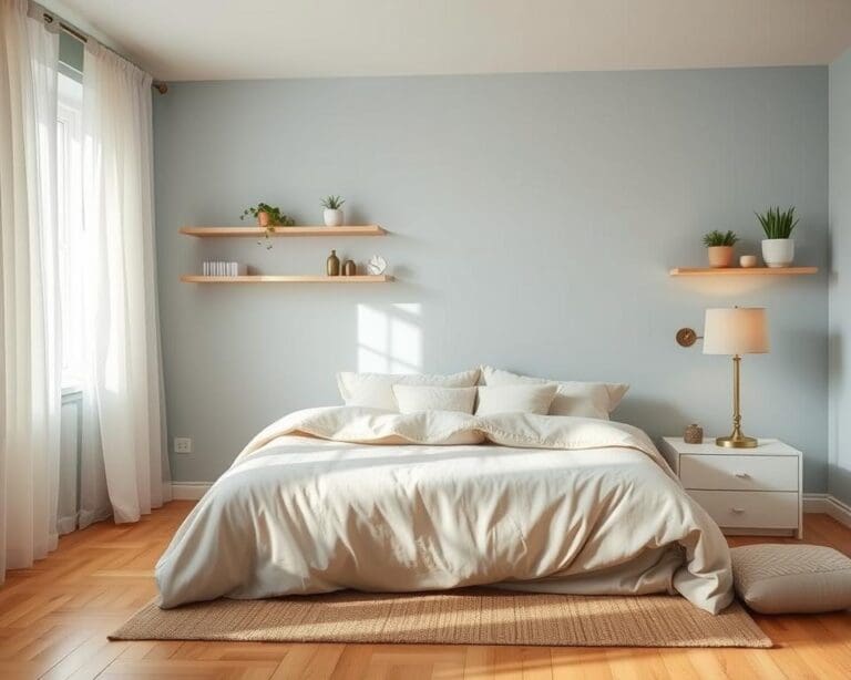 Hoe maak je een slaapkamer rustgevend met weinig middelen?