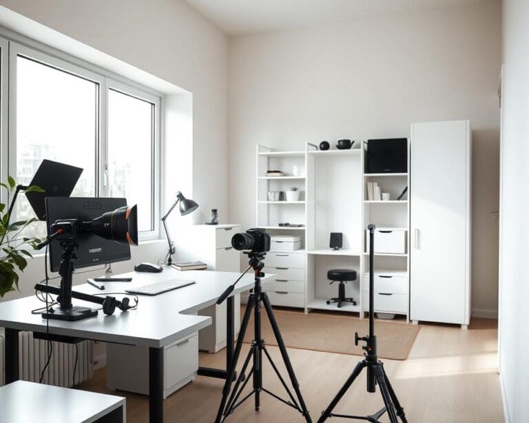 Hoe richt je een studio in zonder rommelig te worden?