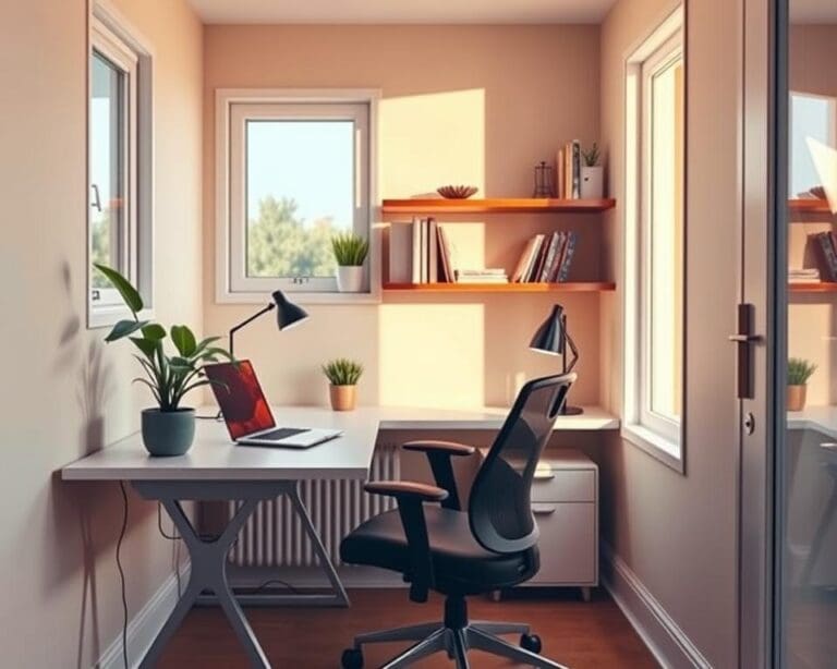 Wat zijn praktische werkplekken in kleine huizen?