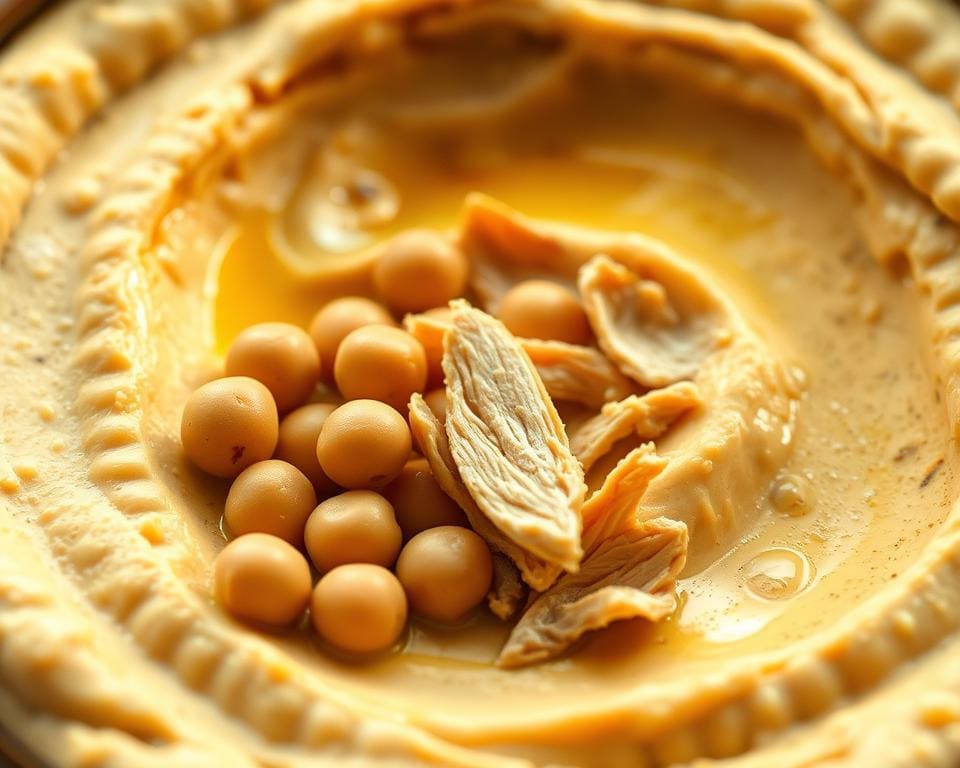 eiwitten in hummus