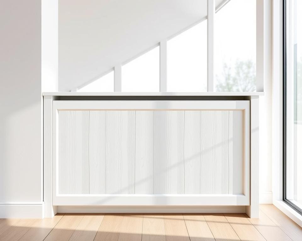 invloed radiator ombouw