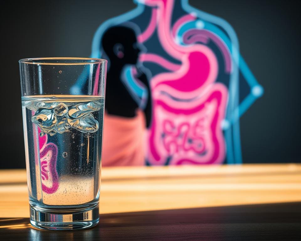 water drinken en spijsvertering