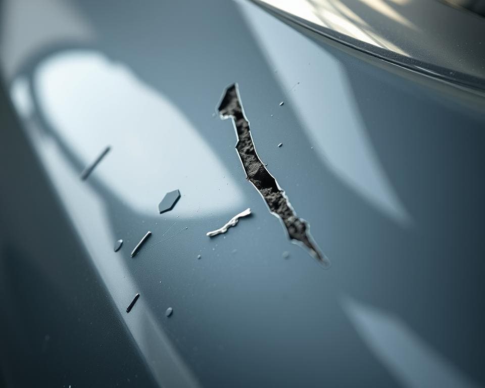 Hoe herken je diepe lakschade aan je auto?