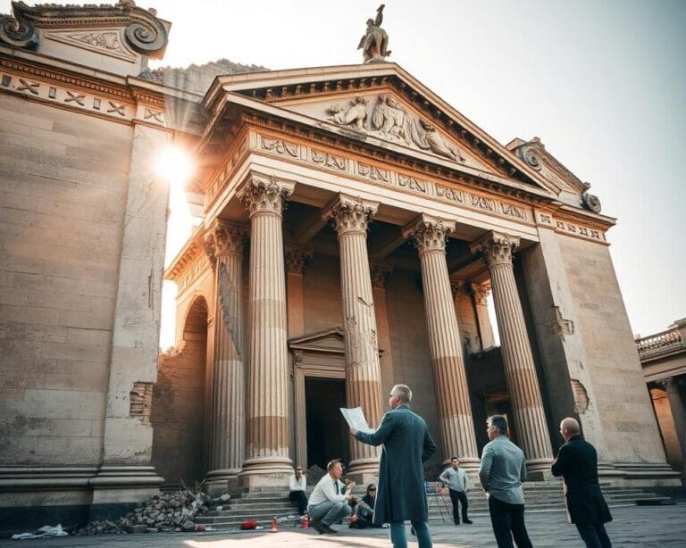 Hoe herstel je een ingestorte monumentale gevel?