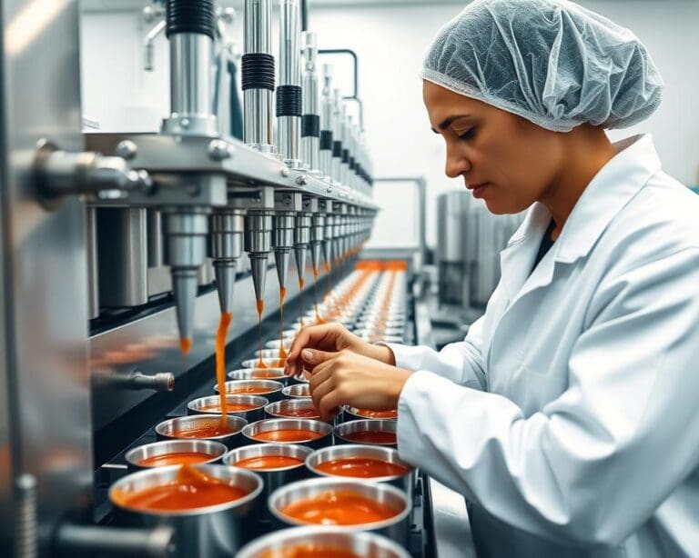 Hoe runt een productiemedewerker een sauzenlijn?