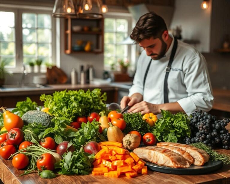 Hoe stelt een chef een seizoensmenu samen?