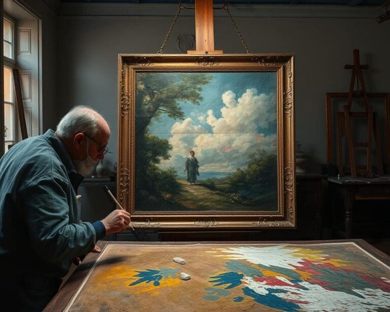 Hoe werkt restauratie met behoud van originele kleuren?