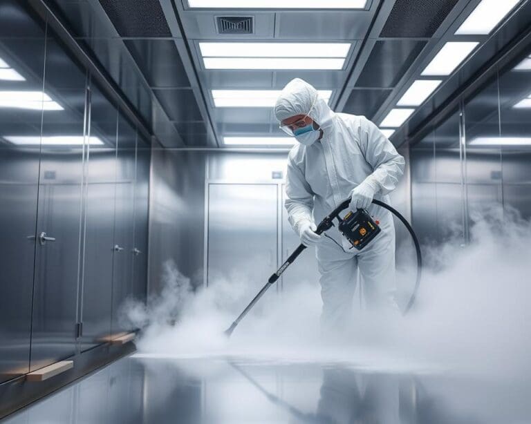 Waarom is dampreiniging ideaal voor cleanrooms?